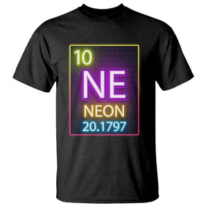 Chemistry Teacher Neon Periodic Table T Shirt TS09 Black Print Your Wear