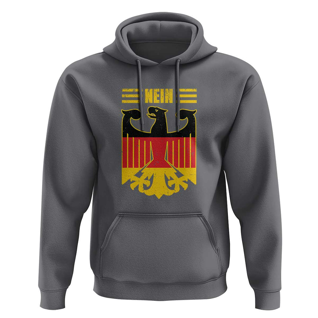 Funny Germany German No Nein Hoodie TS09 Charcoal Print Your Wear