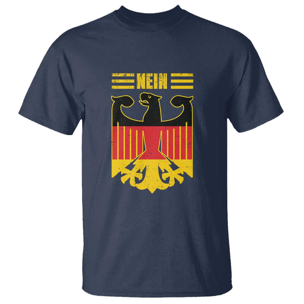 Funny Germany German No Nein T Shirt TS09 Navy Print Your Wear
