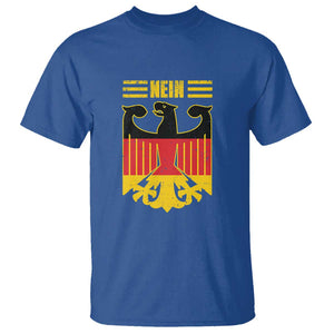Funny Germany German No Nein T Shirt TS09 Royal Blue Print Your Wear