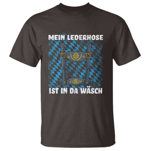 Oktoberfest T Shirt My Lederhosen Is In The Wash German Beer Festival TS09 Dark Chocolate Print Your Wear