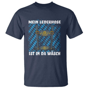 Oktoberfest T Shirt My Lederhosen Is In The Wash German Beer Festival TS09 Navy Print Your Wear