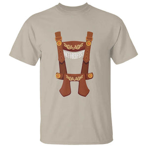 Oktoberfest T Shirt Lederhosen Simple Costume German Beer Festival TS09 Sand Print Your Wear