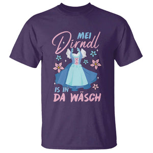 Oktoberfest T Shirt Mei Dirndl In Da Wasch German Girls Women TS09 Purple Print Your Wear