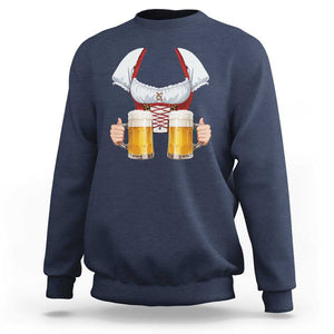 Oktoberfest Sweatshirt Drindl Simple Costume German Girls Women Beer Festival TS09 Navy Print Your Wear