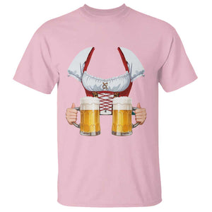 Oktoberfest T Shirt Drindl Simple Costume German Girls Women Beer Festival TS09 Light Pink Print Your Wear