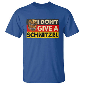 Oktoberfest T Shirt I Don't Give A Schnitzel German Beer TS09 Royal Blue Print Your Wear