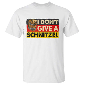 Oktoberfest T Shirt I Don't Give A Schnitzel German Beer TS09 White Print Your Wear