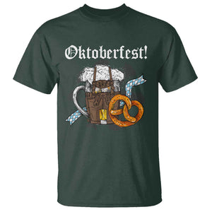 Oktoberfest T Shirt Bavaria German Beer Pretzel TS09 Dark Forest Green Print Your Wear