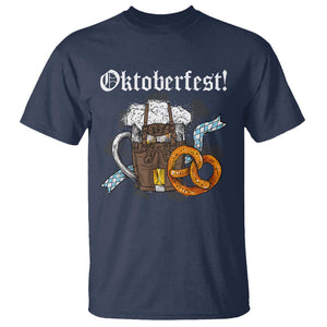 Oktoberfest T Shirt Bavaria German Beer Pretzel TS09 Navy Print Your Wear