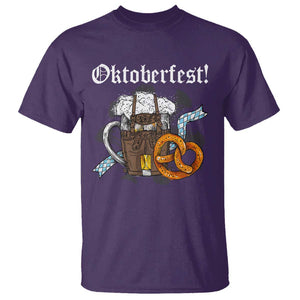 Oktoberfest T Shirt Bavaria German Beer Pretzel TS09 Purple Print Your Wear