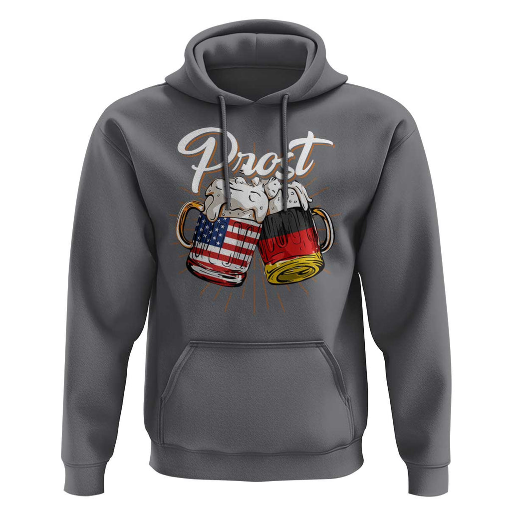 Oktoberfest Prost Beer German American Hoodie TS09 Charcoal Print Your Wear