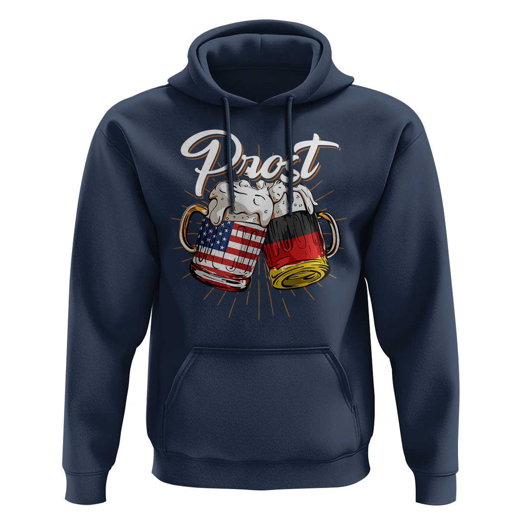 Oktoberfest Prost Beer German American Hoodie TS09 Navy Print Your Wear
