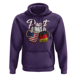 Oktoberfest Prost Beer German American Hoodie TS09 Purple Print Your Wear