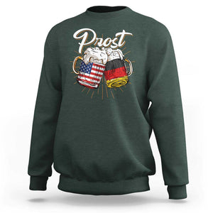 Oktoberfest Prost Beer German American Sweatshirt TS09 Dark Forest Green Print Your Wear