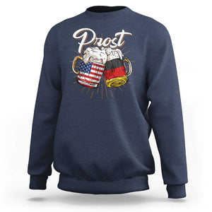 Oktoberfest Prost Beer German American Sweatshirt TS09 Navy Print Your Wear