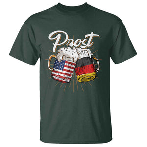 Oktoberfest Prost Beer German American T Shirt TS09 Dark Forest Green Print Your Wear