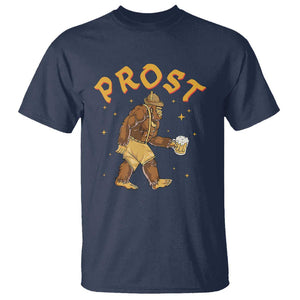 Oktoberfest Prost Bigfoot Lederhosen German Beer T Shirt TS09 Navy Print Your Wear