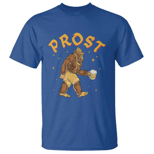 Oktoberfest Prost Bigfoot Lederhosen German Beer T Shirt TS09 Royal Blue Print Your Wear