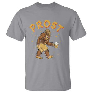 Oktoberfest Prost Bigfoot Lederhosen German Beer T Shirt TS09 Sport Gray Print Your Wear