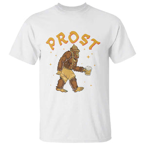 Oktoberfest Prost Bigfoot Lederhosen German Beer T Shirt TS09 White Print Your Wear