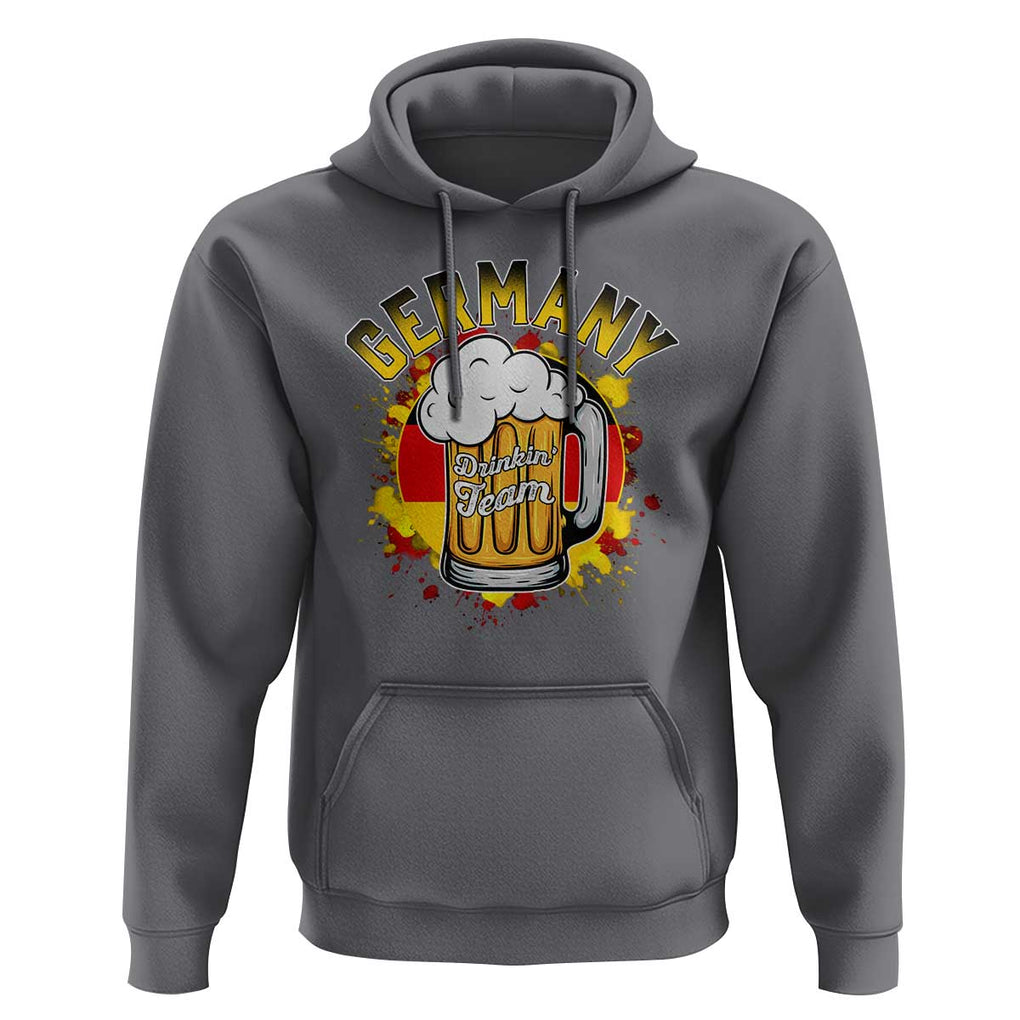 Oktoberfest German Drinking Team Hoodie TS09 Charcoal Print Your Wear