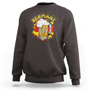 Oktoberfest German Drinking Team Sweatshirt TS09 Dark Chocolate Print Your Wear