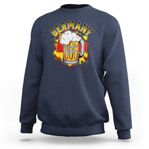 Oktoberfest German Drinking Team Sweatshirt TS09 Navy Print Your Wear