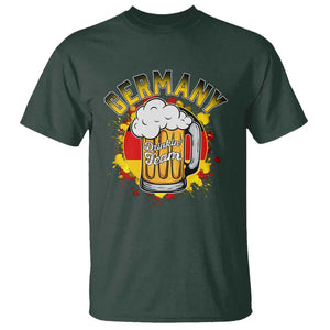 Oktoberfest German Drinking Team T Shirt TS09 Dark Forest Green Print Your Wear