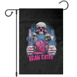 Horror Zombie Garden Flag Braineater Eat Brain Scary Creepy Halloween TS09 Black Print Your Wear