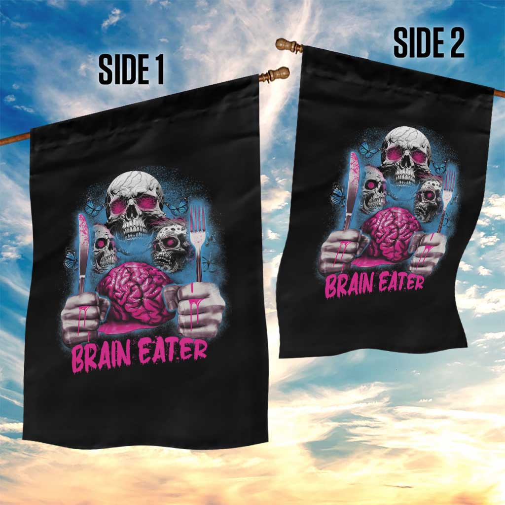 Horror Zombie Garden Flag Braineater Eat Brain Scary Creepy Halloween TS09 Print Your Wear