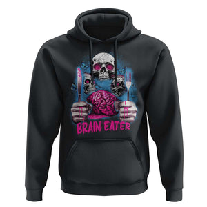 Horror Zombie Hoodie Braineater Eat Brain Scary Creepy Halloween TS09 Black Print Your Wear