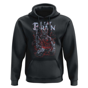 Horror Halloween Hoodie Braineater Eat Brain Scary Satan Demon TS09 Black Print Your Wear