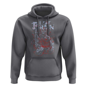 Horror Halloween Hoodie Braineater Eat Brain Scary Satan Demon TS09 Charcoal Print Your Wear