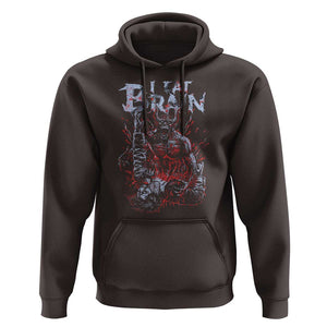 Horror Halloween Hoodie Braineater Eat Brain Scary Satan Demon TS09 Dark Chocolate Print Your Wear