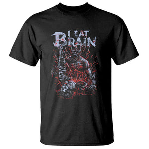 Horror Halloween T Shirt Braineater Eat Brain Scary Satan Demon TS09 Black Print Your Wear