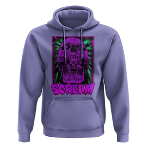 Horror Halloween Hoodie Scream Creepy Skull TS09 Violet Print Your Wear