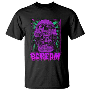 Horror Halloween T Shirt Scream Creepy Skull TS09 Black Print Your Wear