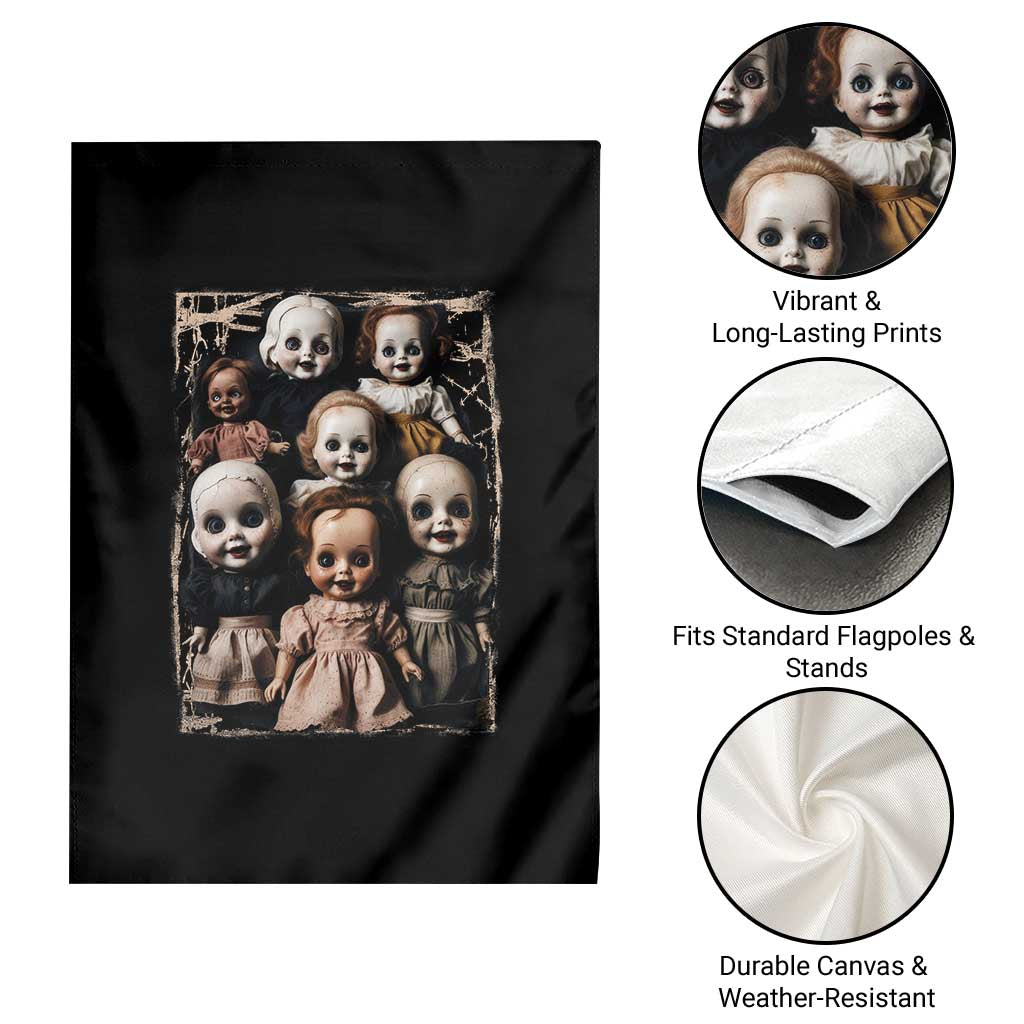 Creepy Dolls Horror Halloween Garden Flag TS09 Print Your Wear