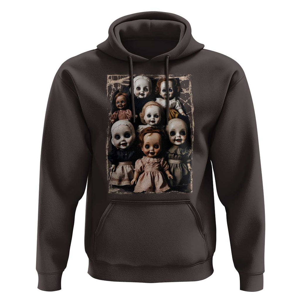 Creepy Dolls Horror Halloween Hoodie TS09 Dark Chocolate Print Your Wear