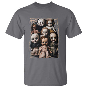 Creepy Dolls Horror Halloween T Shirt TS09 Charcoal Print Your Wear