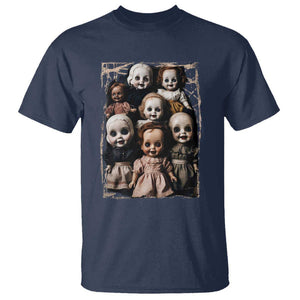 Creepy Dolls Horror Halloween T Shirt TS09 Navy Print Your Wear