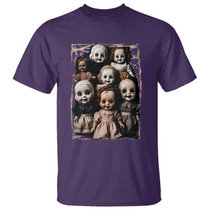 Creepy Dolls Horror Halloween T Shirt TS09 Purple Print Your Wear