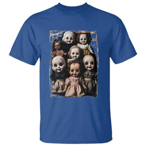 Creepy Dolls Horror Halloween T Shirt TS09 Royal Blue Print Your Wear