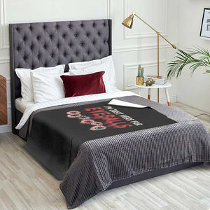 Horror Halloween Throw Blanket Im Just Here For Eyeballs TS09 Print Your Wear