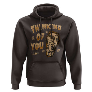 Voodoo Doll Hoodie Thinking Of You Horror Halloween TS09 Dark Chocolate Print Your Wear