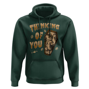 Voodoo Doll Hoodie Thinking Of You Horror Halloween TS09 Dark Forest Green Print Your Wear