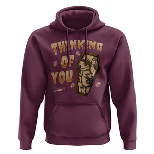 Voodoo Doll Hoodie Thinking Of You Horror Halloween TS09 Maroon Print Your Wear