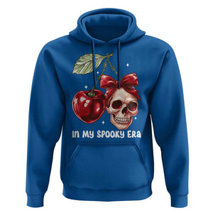 Halloween Coquette Hoodie In My Spooky Era Skull Cherry TS09 Royal Blue Print Your Wear