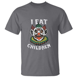 Halloween Clown T Shirt I Eat Children Spooky Mask TS09 Charcoal Print Your Wear